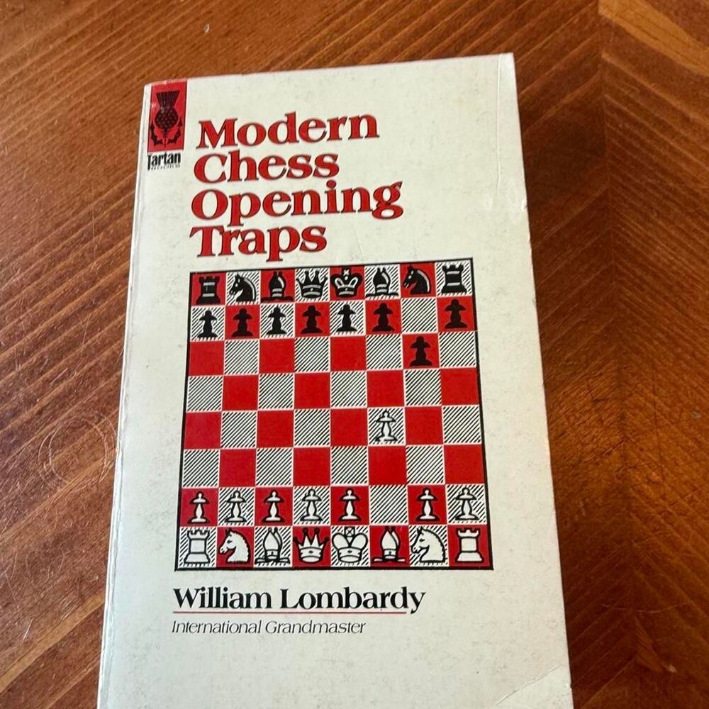 Modern Chess Opening Traps William Lombardy First Paperback Edition 1978